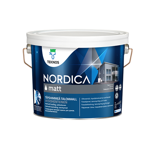 Nordica matt fasadfärg 2,7L